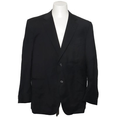 Canali, Blazer, Größe: 56, Schwarz, Cupro/Wolle, Einfarbig, Herren #fHx