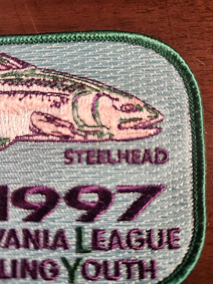 宾夕法尼亚州垂钓青年联盟复古钓鱼补丁四件套 — 第 4/4 张图片