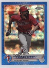2022 Topps Chrome Logofractor Edition Blue Refractor /150 Nick Castellanos 14sd