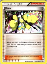 Elesa RC20/RC25 Legendary Treasures: Radiant Collection Pokemon NM Holo