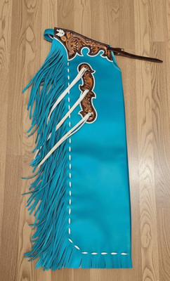 Rodeo Leather Bull Riding Chaps | Western Cowboy Rodeo Gear   Custom Design