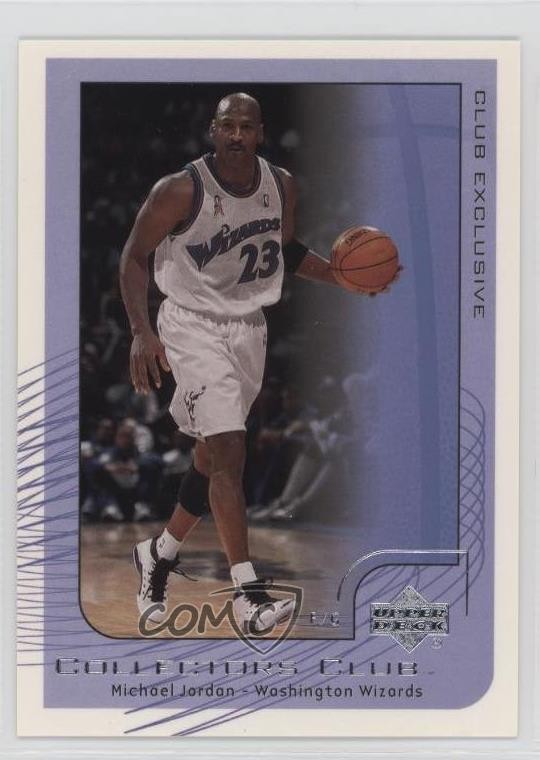 2001-02 Upper Deck Collectors Club Exclusive Michael Jordan #NBA20 HOF ux1