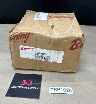 Browning 2VP42X5/8 2-Groove Variable Pitched Pulley 5/8 Bore || NIB - WARRANTY!