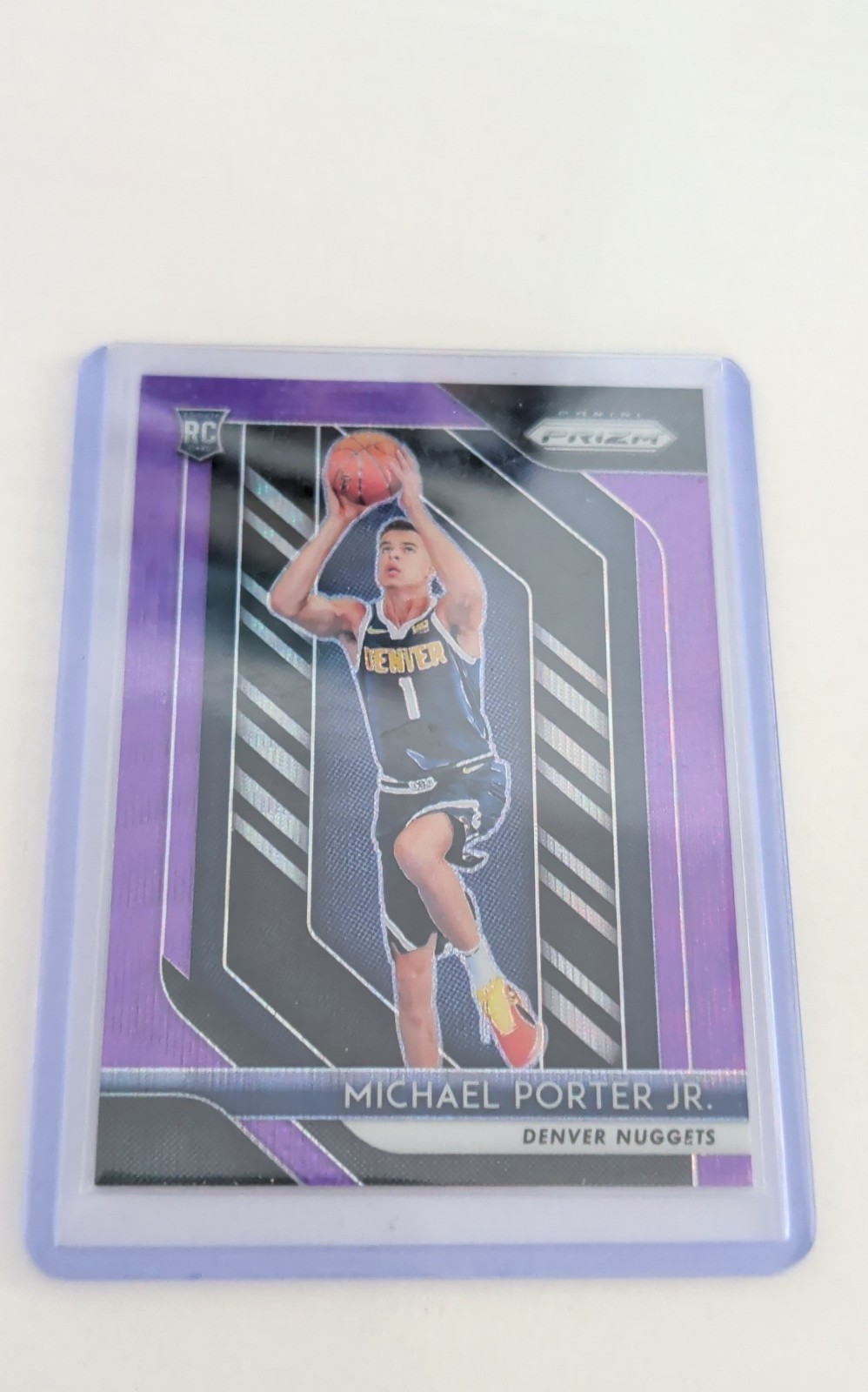 2018-19 Panini Prizm - Michael Porter Jr. #32 Purple Wave Prizm (RC)