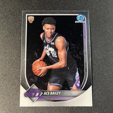 Ace Bailey 2025-26 Bowman Chrome RC #BCV-5 Jazz