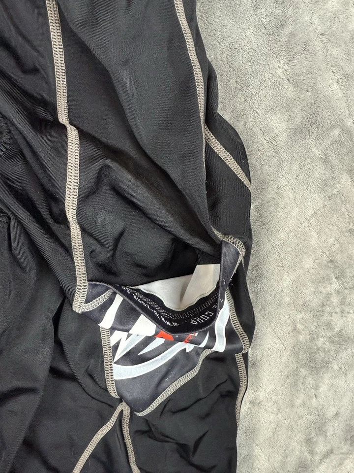 Cycling Padded Tights Long Pants US Men’s Medium Black Stretch Road Bike - Image 3 of 4