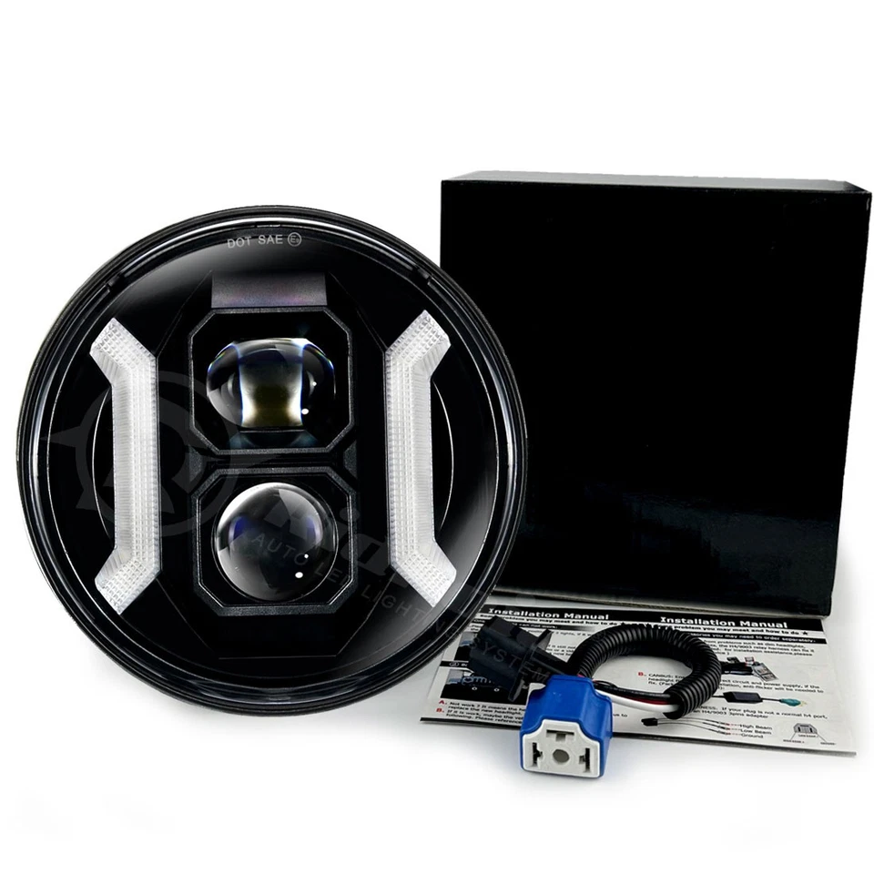 Комплект светодиодных фар для Suzuki Intruder Volusia VS VL 700 800 1400 1500 Boulevard - Изображение 2 из 4