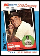 Elston Howard 1982 Topps Kmart 20th Anniversary AL & NL MVP's #3 Yankees