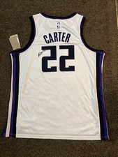 Signed Devin Carter Sacramento Kings Jersey XL Lavine Monk Sabonis Derozan NWT
