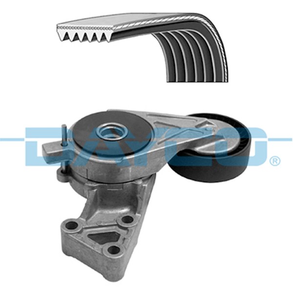Keilrippenriemensatz KPV327 FüR A3 VW 1K1 Golf Audi 8P1 Skoda Caddy 5M1 Seat 521-image