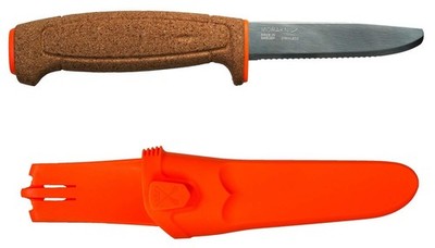 Morakniv Floating Fixed-Blade Stainless Steel Knife 3.7-Inch Orange