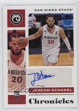 2021-22 Panini Chronicles Draft Picks Rookie Signatures Jordan Schakel Auto 2s2