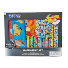 Pokemon Kids Coloring Art Set with Stickers a...