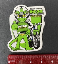 KAWASAKI Moto Mini Bike Gare Moto Racing RARO Adesivo Lucido Chevy Bambini