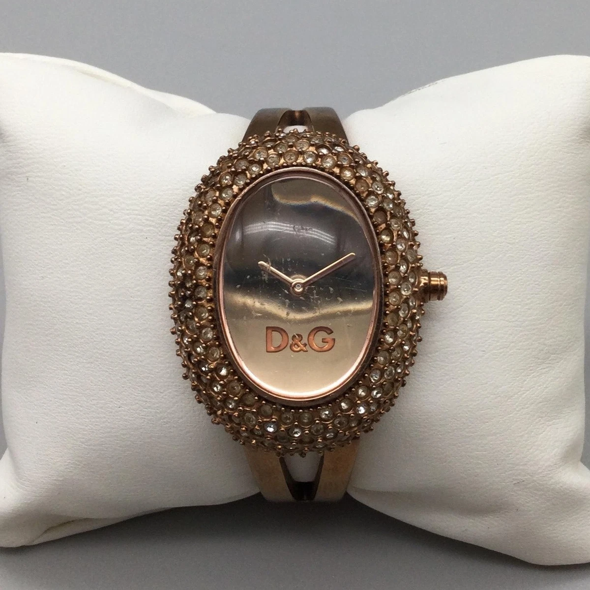 Montre D&G Dolce & Gabbana DW0272 Quartz Femme - Cadre Carré 22mm Argenté