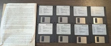 Microsoft Windows 3.11 on 3.5" 1.44MB Floppy Disk install - Workgroups (8 Disks)