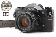 Near MINT Canon AE-1 Black 35mm Film Camera New FD 50mm f/1.8 Lens From JAPAN