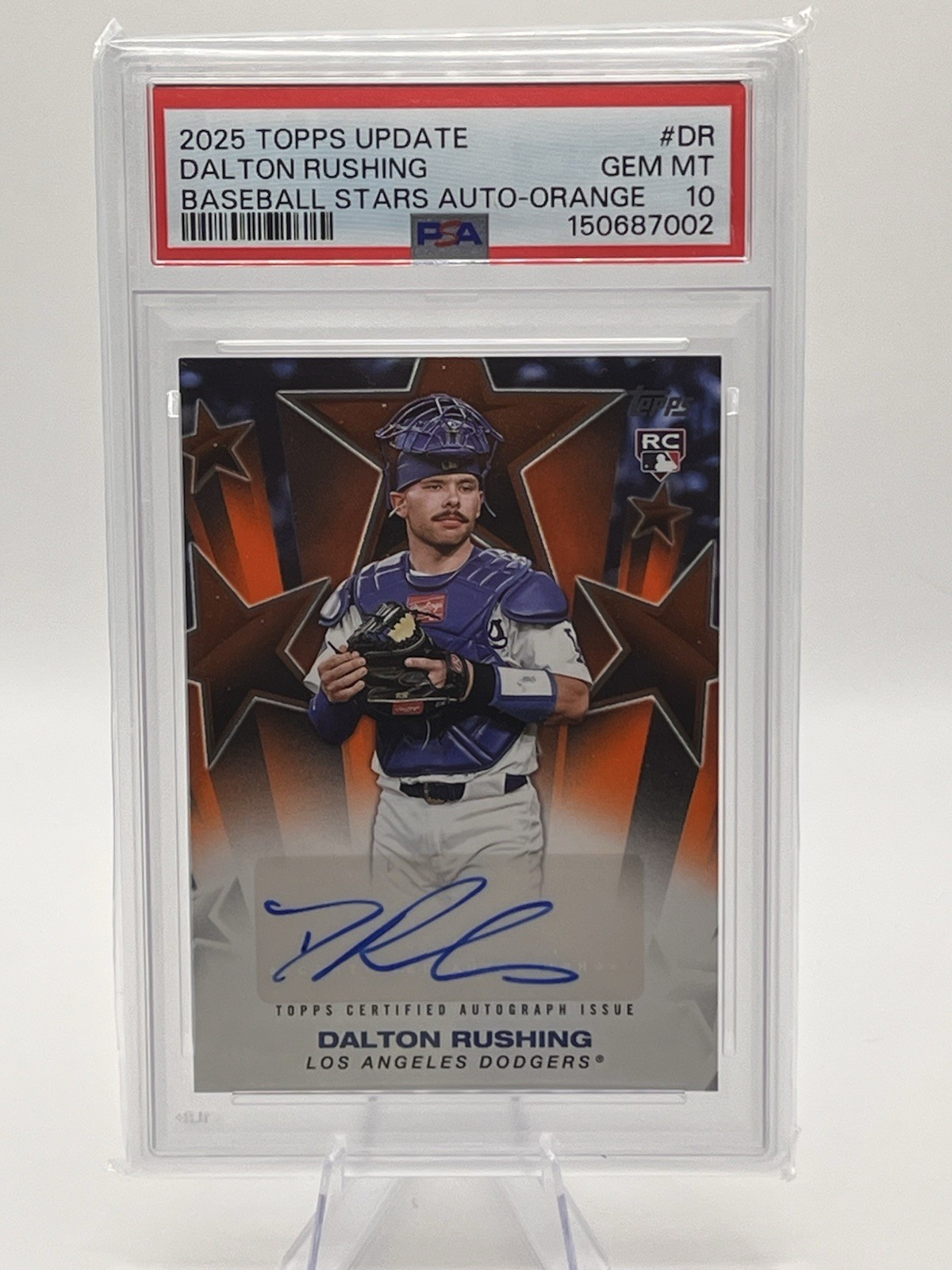 2025 Topps Update Series - Baseball Stars Autographs Dalton Rushing #BSAU-DR /25