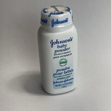 Johnson  s Baby Powder Pure Cornstarch 1.5 Oz Sealed Aloe  Vitamin E Travel Size