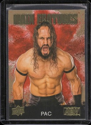 PAC 2021 Upper Deck AEW #MF-14 Main Features Gold