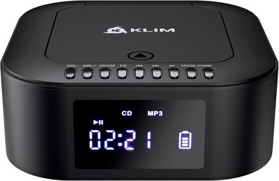 Klim Boombox E1 CD Player mit Bluetooth Subwoofer Kompakt