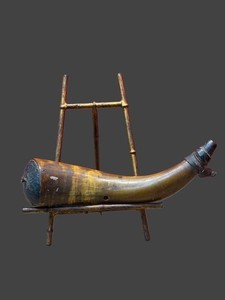18th/19th Century 1700s/1800s Revolutionary War Era Powder Horn Flat Top