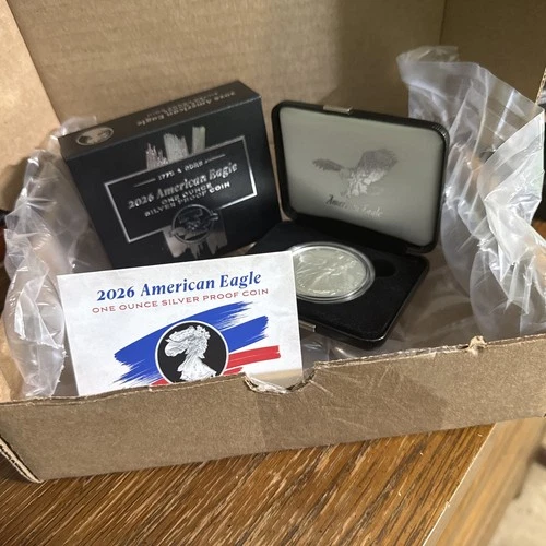 *1776 - 2026 American Eagle One Ounce Silver Proof Coin  Liberty Bell Privy