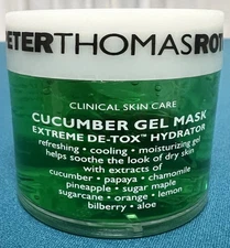 Peter Thomas Roth Cucumber Gel Mask Extreme DeTox Hydrator ~ 50 ml / 1.7 oz, NEW