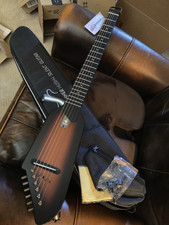 Donner HUSH  I Acoustic Electric Guitar Mahogany Wood Sunburst With Headphones