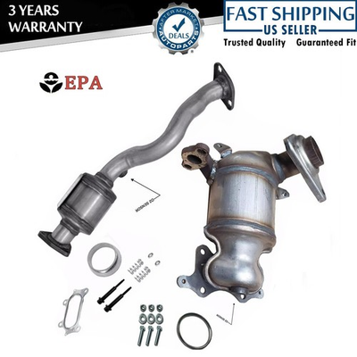 #ad Honda Fit 1.5L Catalytic Converter 2009 2013 Both Front and Rear $152.97