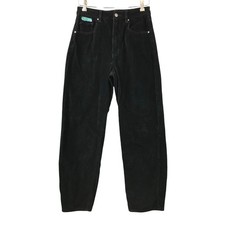 Empyre Tori Jeans Womens 5 Corduroy Black Baggy Loose Fit Skater