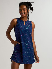 NEW! Title Nine Speed Racer Tunic Dress, Sandpiper Blueberry Print