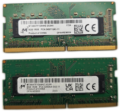 MICRON 16GB (2x8GB) DDR4 PC4-2400T SO-DIMM Laptop RAM