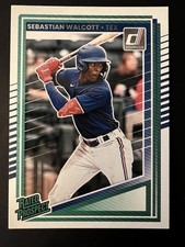 2025 Panini Donruss Rated Prospect Sebastian Walcott Texas Rangers
