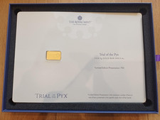 The Royal Mint - Trial of the Pyx - 5g Gold Bar - New (Only 750 Minted)