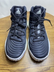 2017 Tyler Zeller Brooklyn Nets Game Used Black/White Adidas Size 12 Adidas Tyler Zeller Brooklyn Nets Game Used Black/White  main image 4