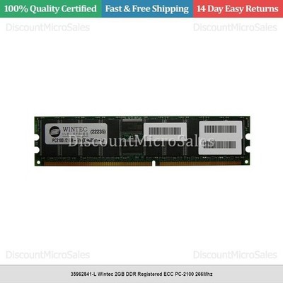 35962841-L Wintec 2GB DDR Registered ECC PC-2100 266Mhz