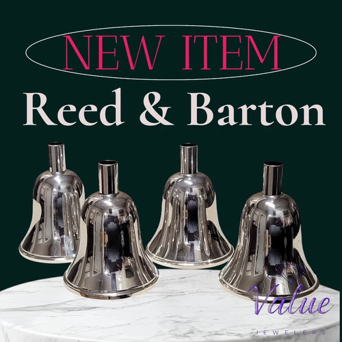 (4) Four Reed & Barton Sterling Silver Weighted Small Candle Sticks Holders