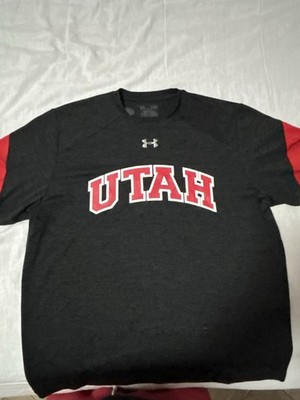 Men's Under Armour Black Utah Utes Sideline Knockout T-Shirt Sz XL