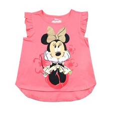 Minnie Mouse Disney Girls Outfit set with Shorts Size 5 Pink