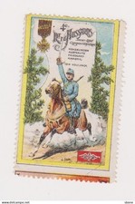 Vignette militaire delandre - 4ème régiment de hussards