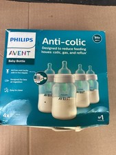 Philips Avent Anti-Colic Bottle with AirFree Vent, 9oz, 4pk, Clear