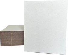 ANSSDO 50 Packs 9x12 Inch White Corrugated Cardboard Sheets 9x12 - 50 Pack