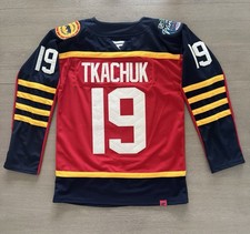 Fanatics Florida Panthers Tkachuk 19 Hockey Jersey Red Navy Gold White