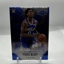 Panini Chronicles Honors Tyrese Maxey 76ers Rookie Base #598 Basketball Card