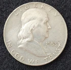 1953-D FRANKLIN HALF  DOLLAR