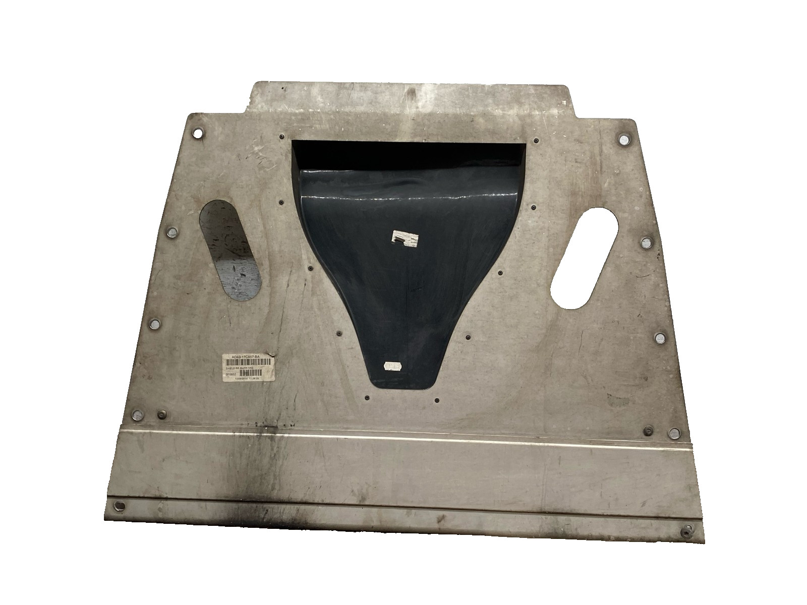 2015 ASTON MARTIN RAPIDE REAR UNDERBODY AIR DUCT SKID PLATE SPLASH SHIELD PANEL