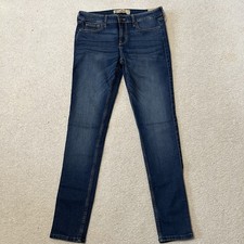 NWT Hollister Super Skinny Jeans Womens 9R Tag 29x31 Measured 29x29 Dark Blue