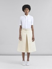 Marni Cream A-Line Skirt