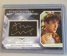 2025 James Bond Black Diamond Alan Cumming als Boris Grishenko #SS-CU Autogramm